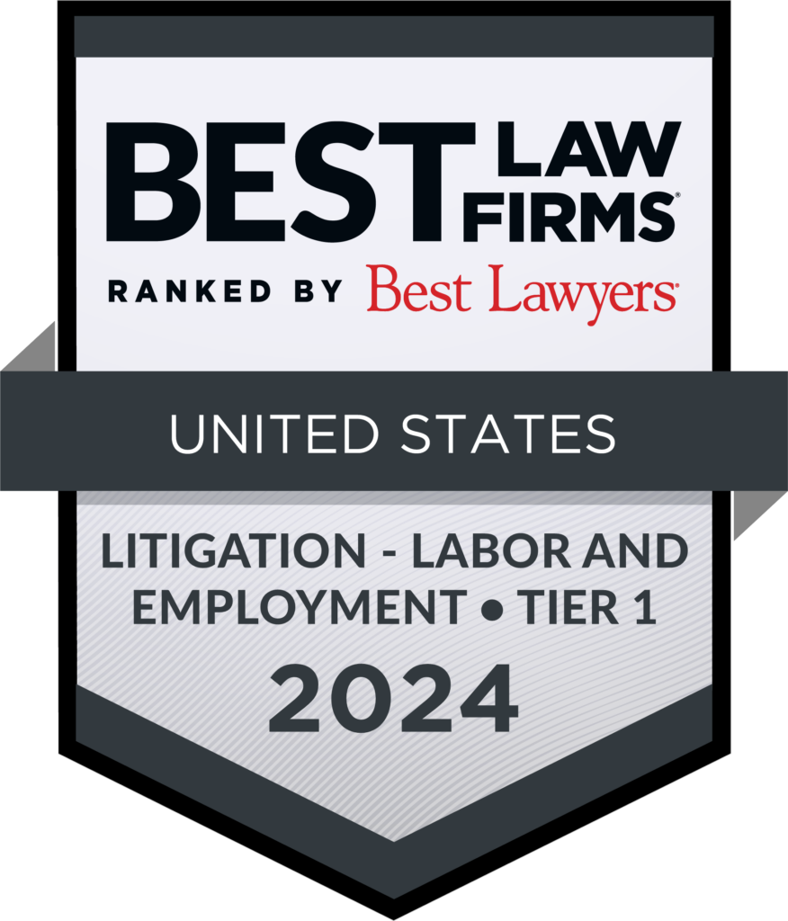 Wigdor LLP Ranked by Best Law Firms® in 2024