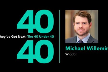 Wigdor Partner Michael Willemin has been Recognized in Bloomberg Law’s Fourth Annual “They’ve Got Next: The 40 Under 40”  