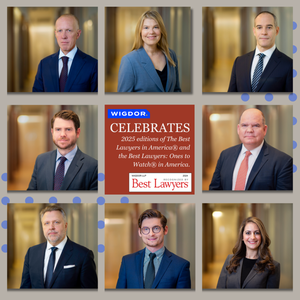 Wigdor LLP Attorneys Recognized in The Best Lawyers in America® 2025 Rankings