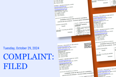 Wigdor Files Sexual Battery and Rape Complaint Against Grammy Nominated Producer Leland T. “Metro Boomin” Wayne